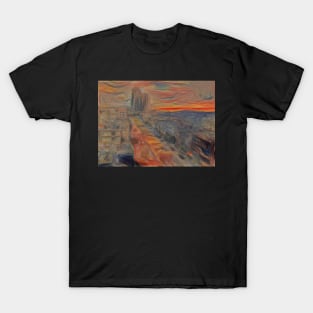 Homs' Ghouta Street view - Munch T-Shirt